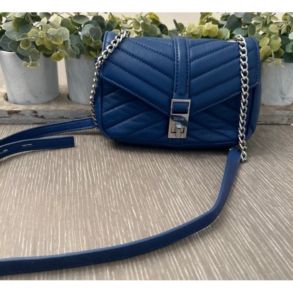 Botkier Dakota leather crossbody bag in blue